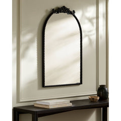 Margot Traditional Black Wall Mirror