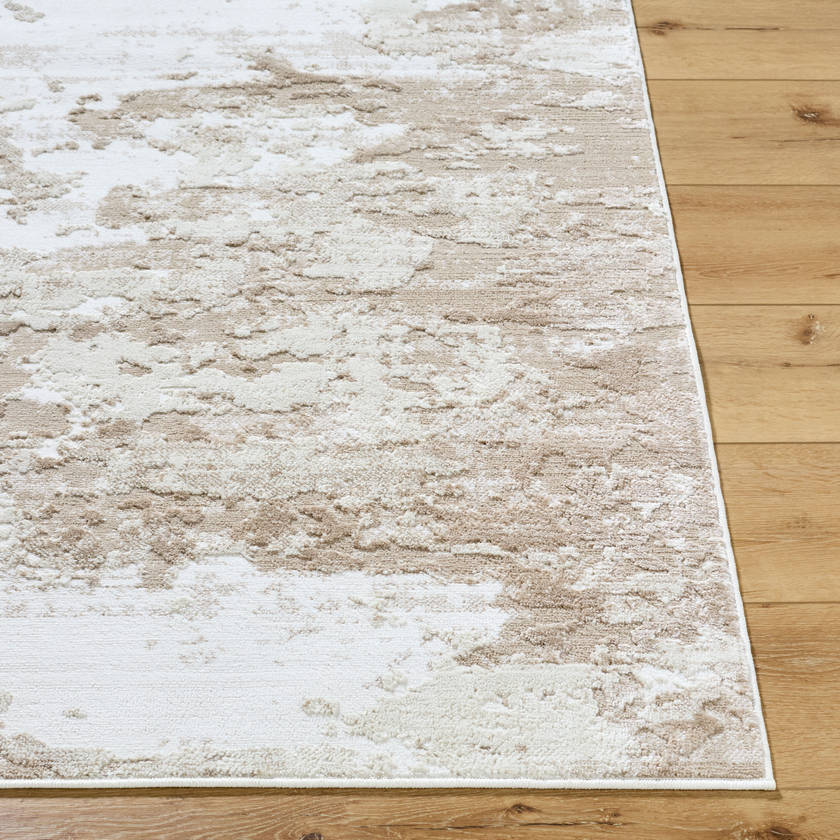 Emmylou Modern Light Brown/Light Beige Area Rug