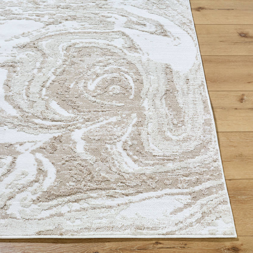 Thayne Modern Light Brown Area Rug