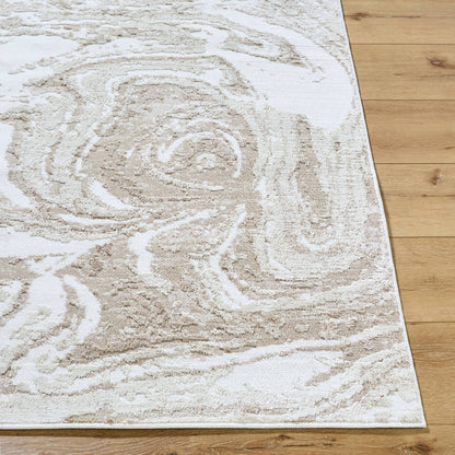 Thayne Modern Light Brown Area Rug