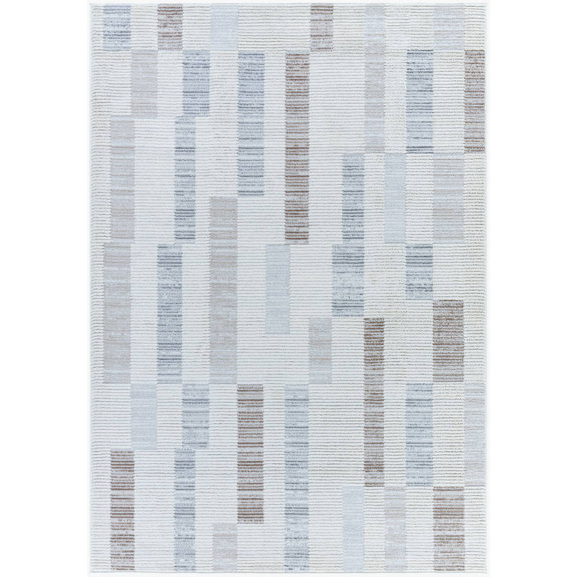 Mikal Modern Light Beige Area Rug