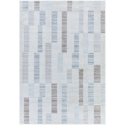 Mikal Modern Light Beige Area Rug