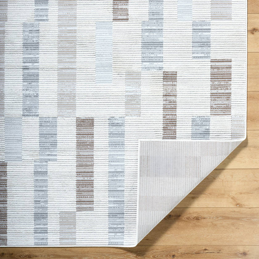 Mikal Modern Light Beige Area Rug