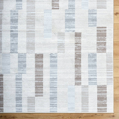 Mikal Modern Light Beige Area Rug