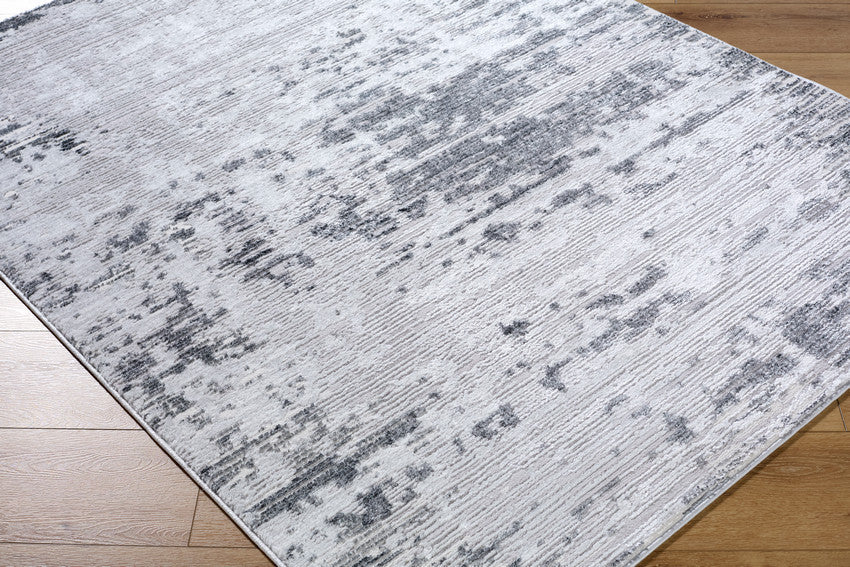 Barri Modern Light Slate Area Rug