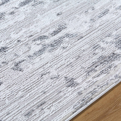 Barri Modern Light Slate Area Rug