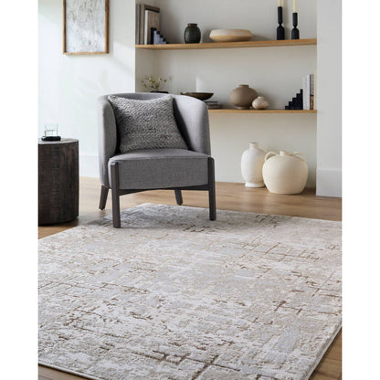 Naji Modern Beige Area Rug