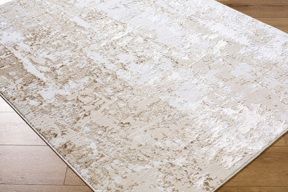 Elin Modern Tan/Cream Area Rug