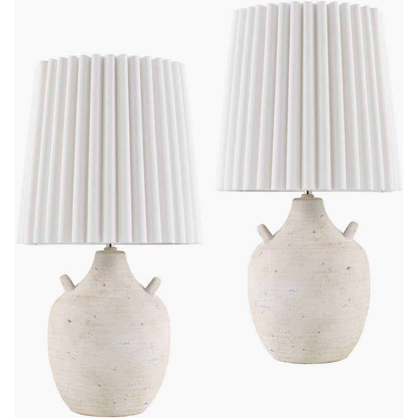 Jeronimo Modern Cream Table Lamp