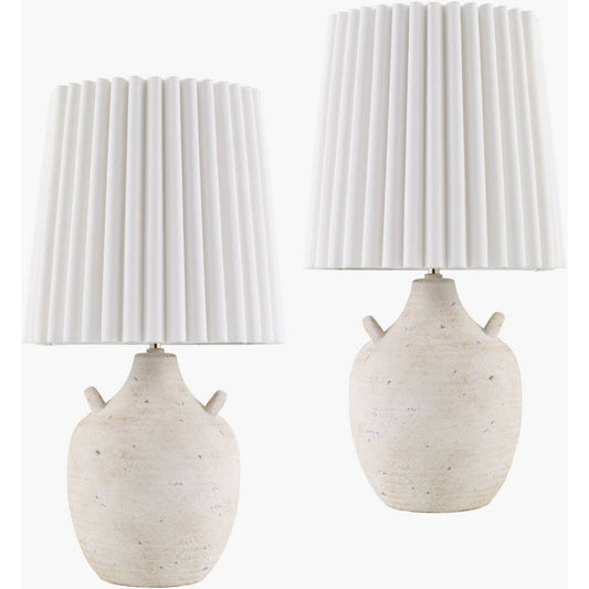Jeronimo Modern Cream Table Lamp