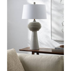 Chason Rustic Gray Table Lamp