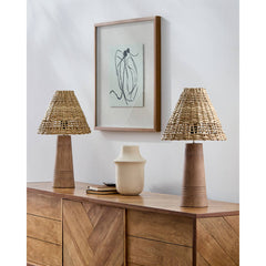 Nainoa Modern Brown Table Lamp