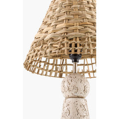 Lathisa Modern Brown/Light Gray Table Lamp