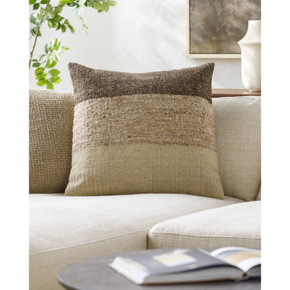 Markcus Dark Brown Pillow Cover