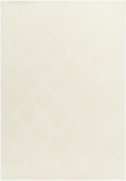 Tamera Global Ivory Washable Area Rug