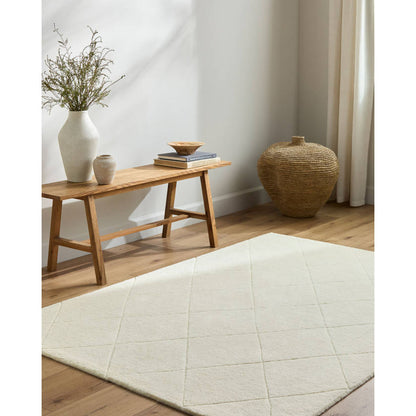 Tamera Global Ivory Washable Area Rug