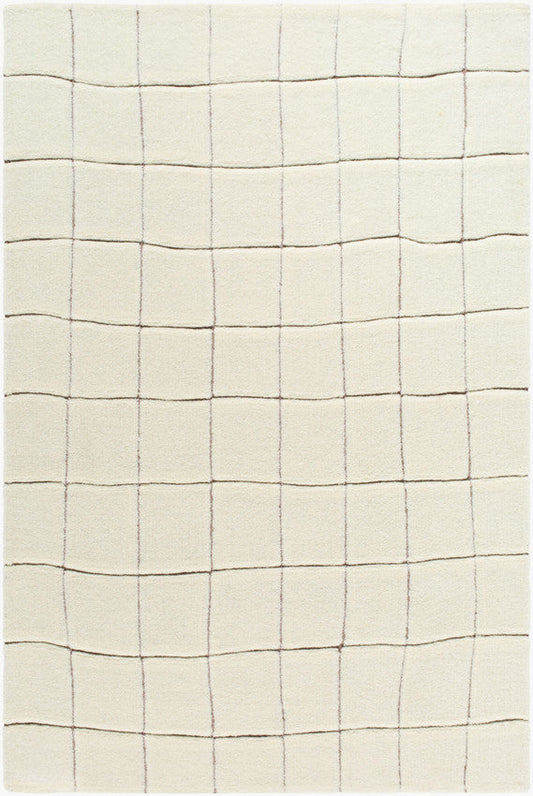 Jeannie Global Ivory Washable Area Rug