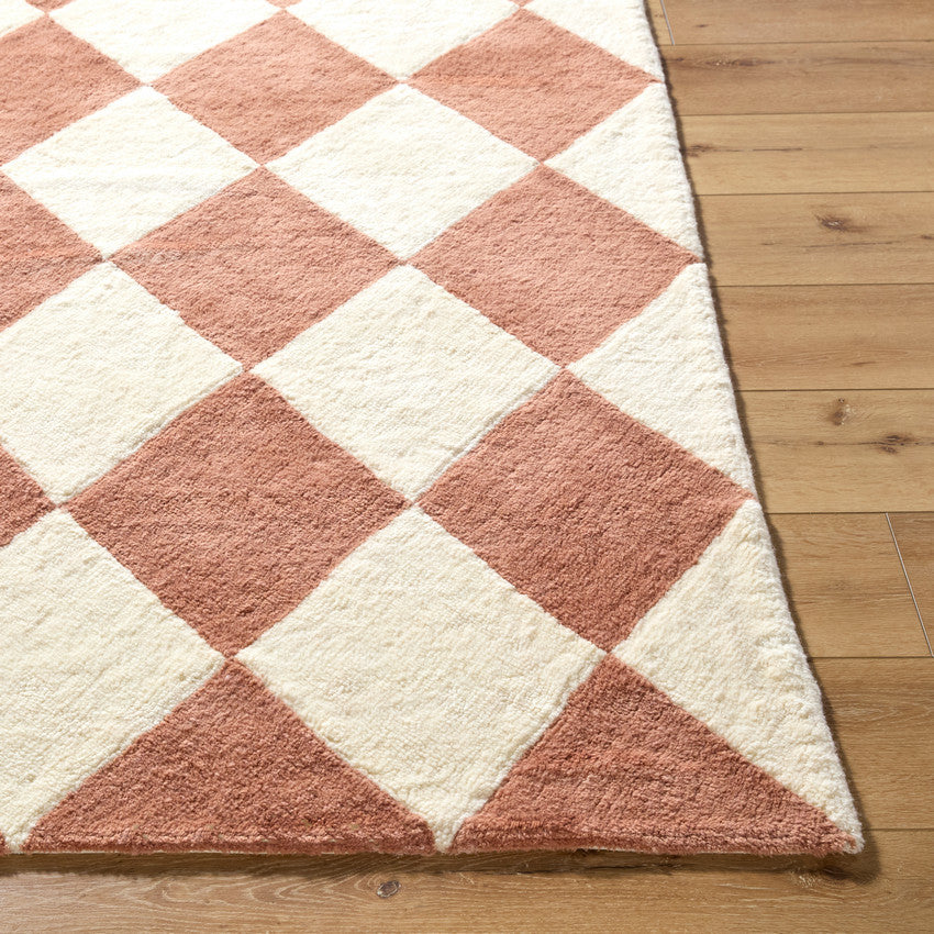 Tamera Global Terracotta Washable Area Rug