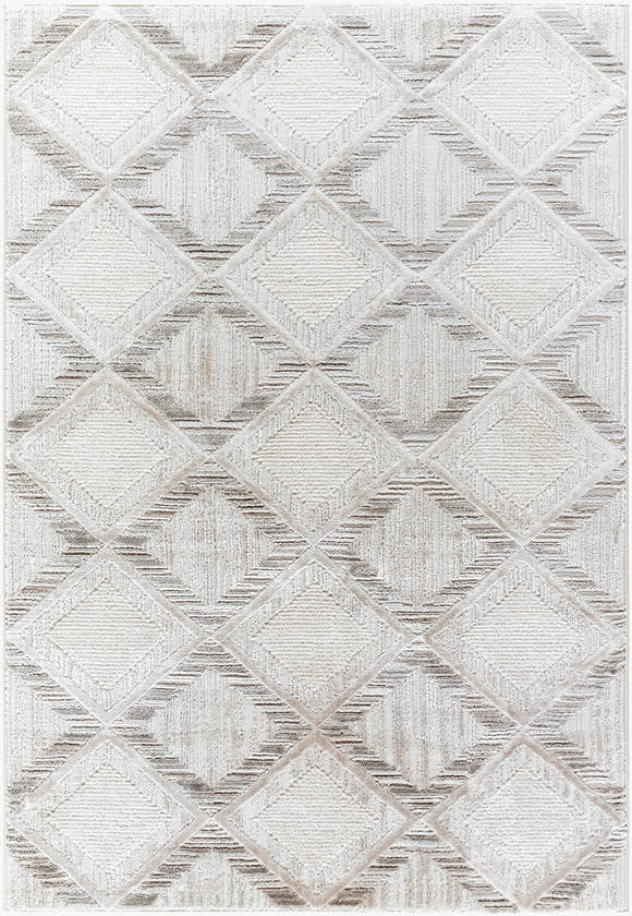 Cynda Modern Ivory Area Rug