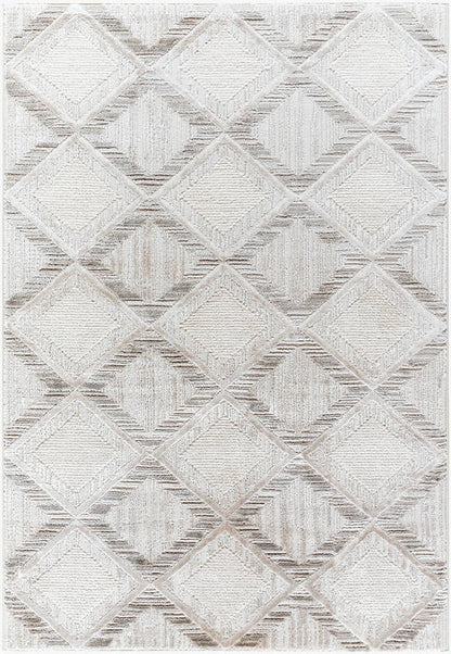 Cynda Modern Ivory Area Rug