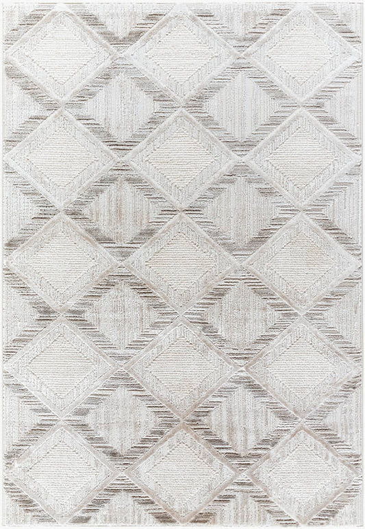 Cynda Modern Ivory Area Rug