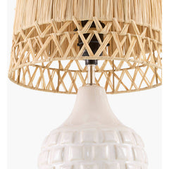 Natika Modern Cream Table Lamp