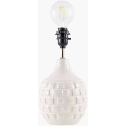 Natika Modern Cream Table Lamp