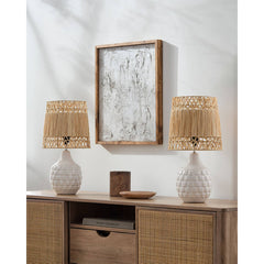 Natika Modern Cream Table Lamp