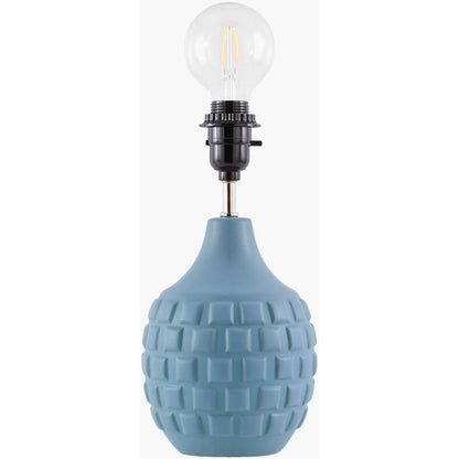 Natika Modern Gray Table Lamp