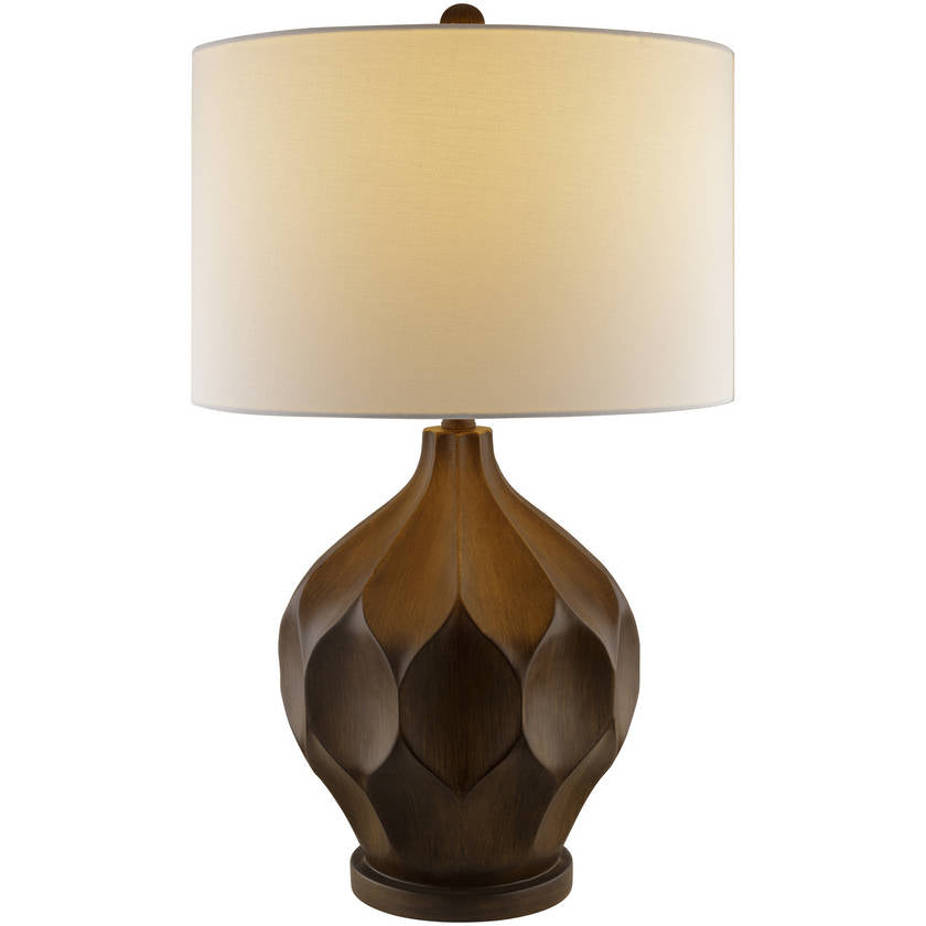 Elston Traditional Brown Table Lamp