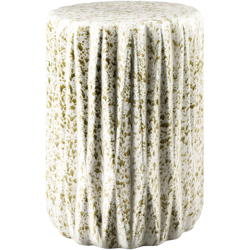Mils Cream/Sage Garden Stool