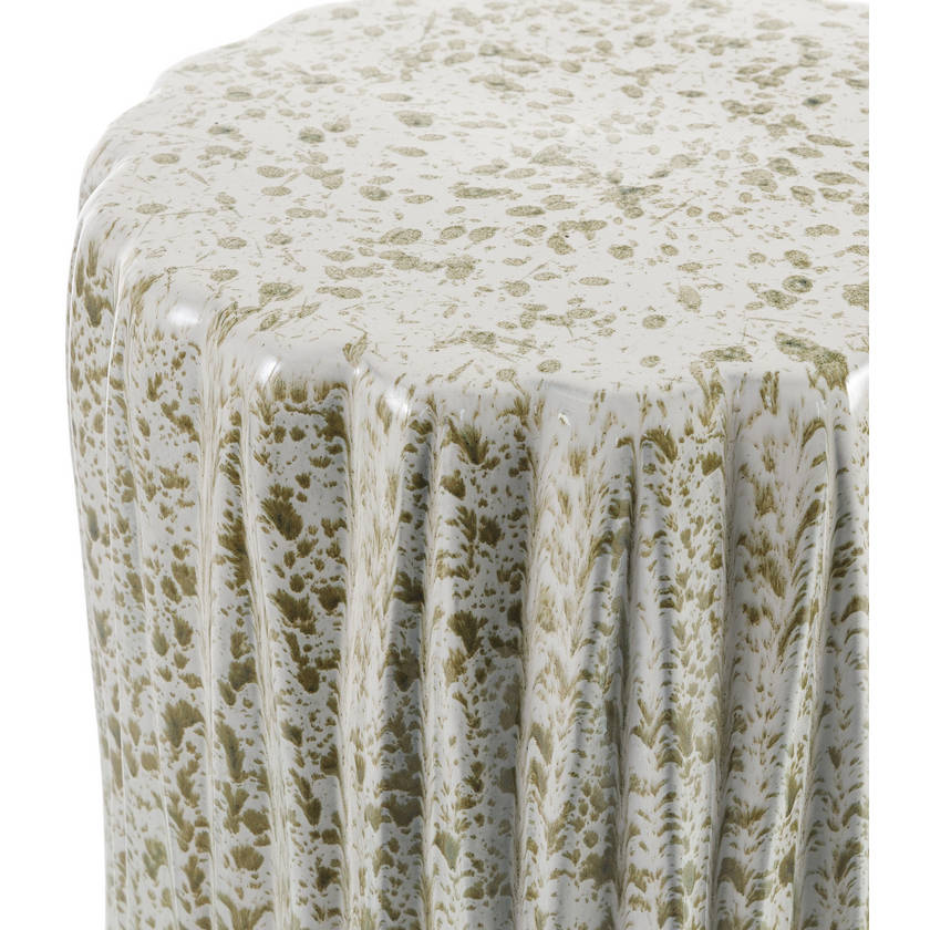 Mils Cream/Sage Garden Stool