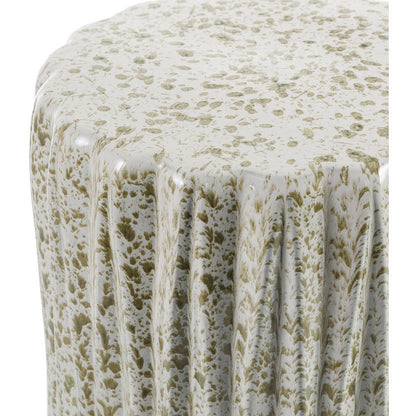 Mils Cream/Sage Garden Stool