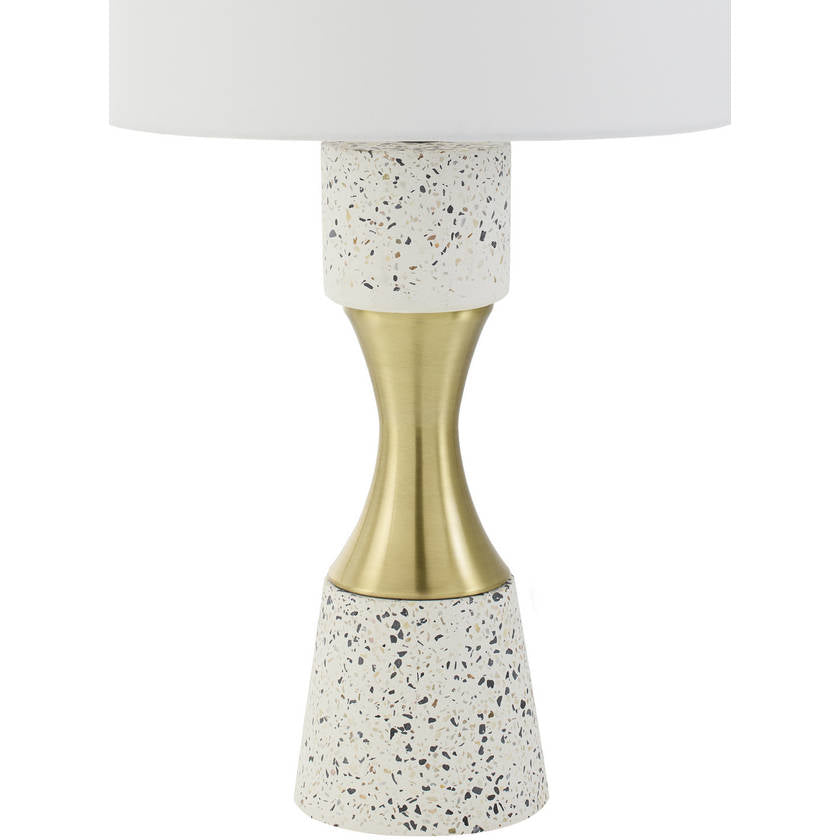 Monty Rustic White Table Lamp