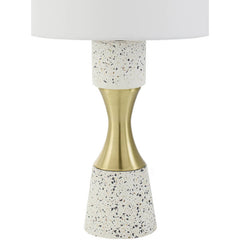 Monty Rustic White Table Lamp
