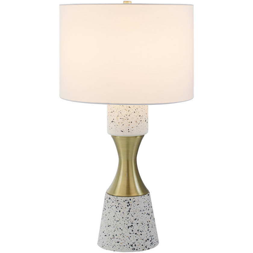 Monty Rustic White Table Lamp