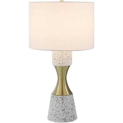 Monty Rustic White Table Lamp