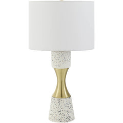 Monty Rustic White Table Lamp