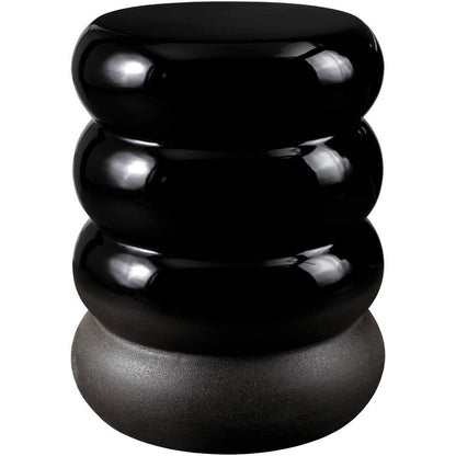 Damin Black/Charcoal Garden Stool