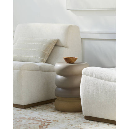 Damin Brown/Khaki Garden Stool