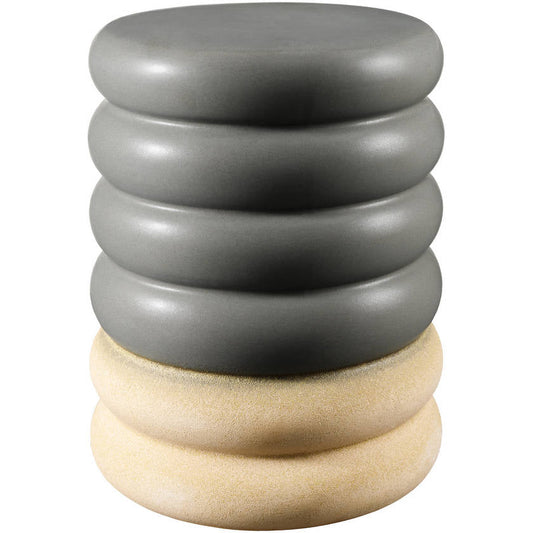 Marlissa Gray/Khaki Garden Stool