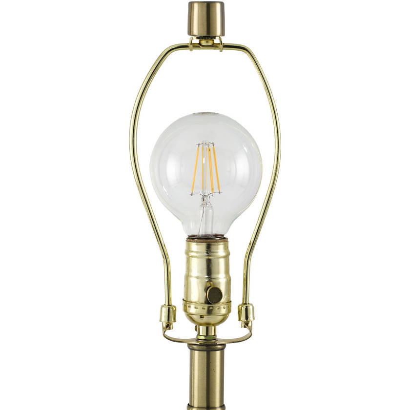 Monte Modern Metallic - Nickel Table Lamp