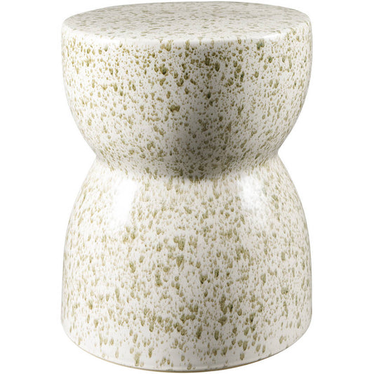 Charee Cream Garden Stool