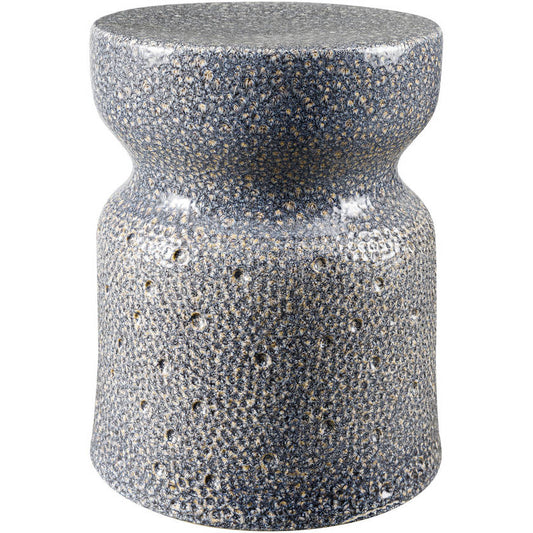 Buchans Blue/Cream Garden Stool