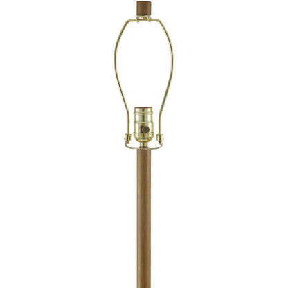 Shondell Rustic Brown Floor Lamp