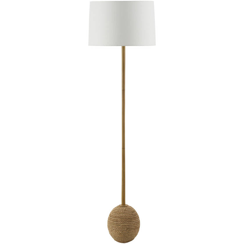 Shondell Rustic Brown Floor Lamp