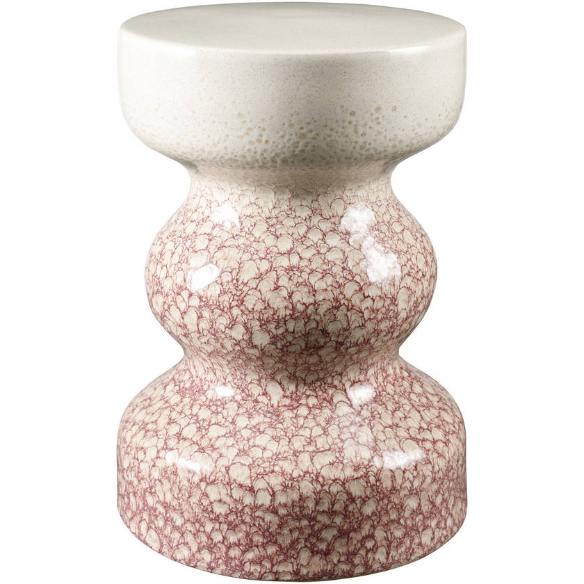 Brett Coral Garden Stool