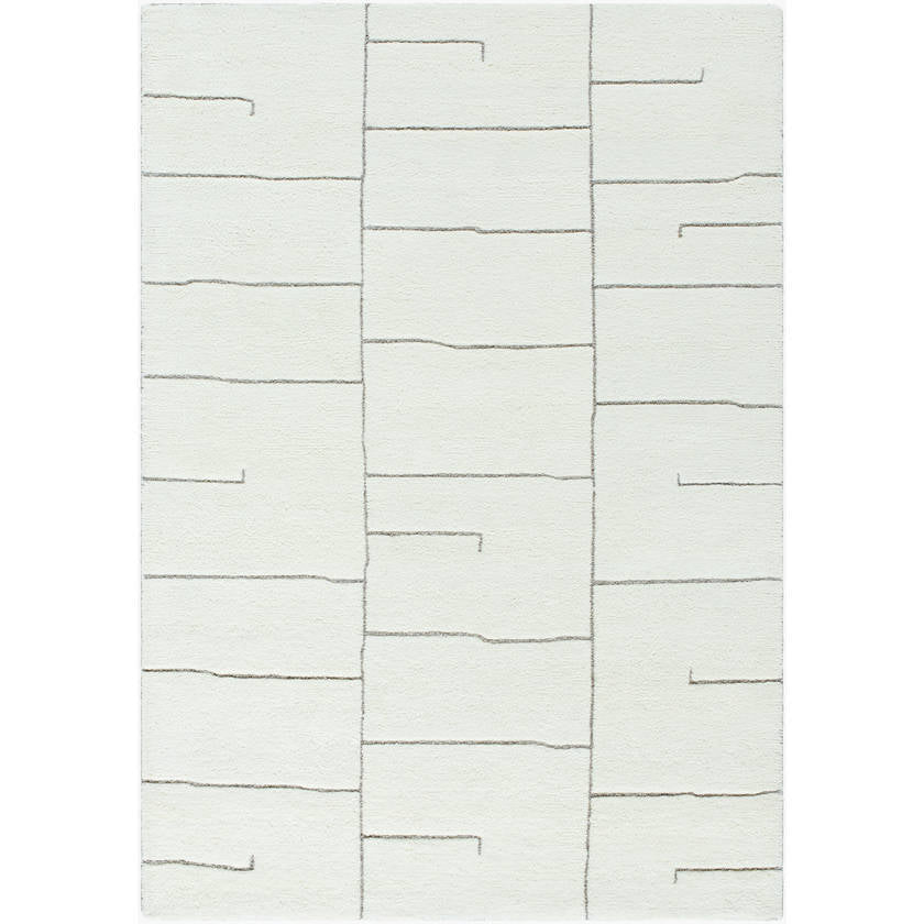 Adrien Global Light Silver Area Rug