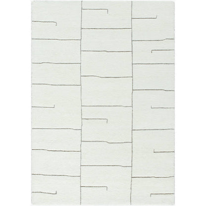 Adrien Global Light Silver Area Rug