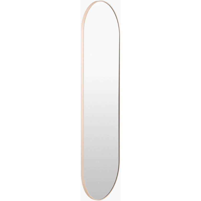 Ellyn Modern Brown Wall Mirror